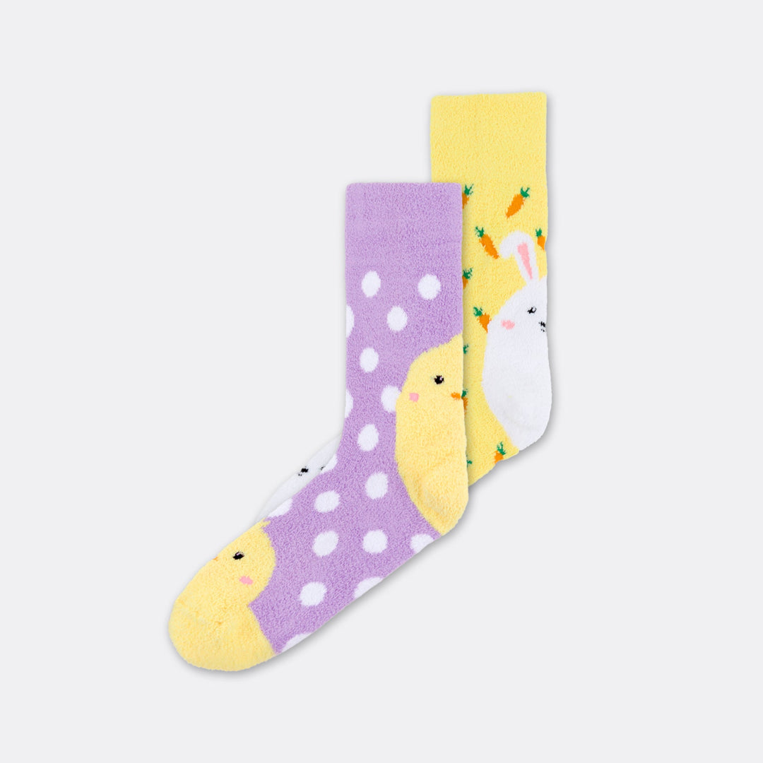Fluffy Easter Socks (2-pack)