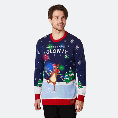 Men's I'm Sexy And I Glow It Christmas Sweater