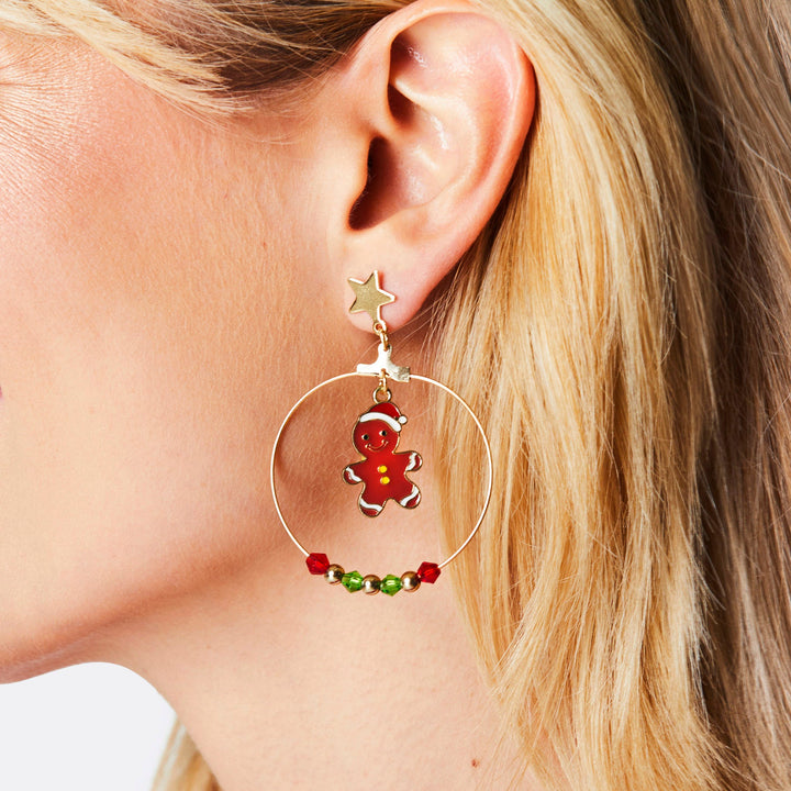 Gingerbread Earrings