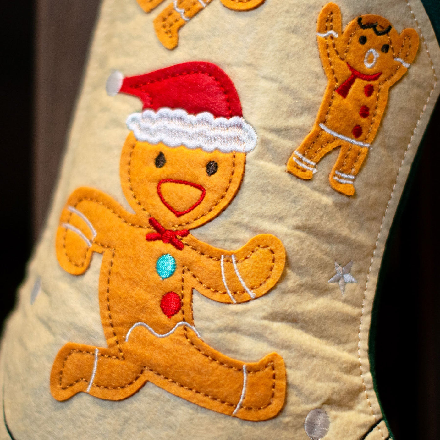 Gingerbread Matching Family Christmas Stocking