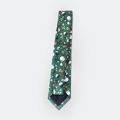 Green Christmas Tie