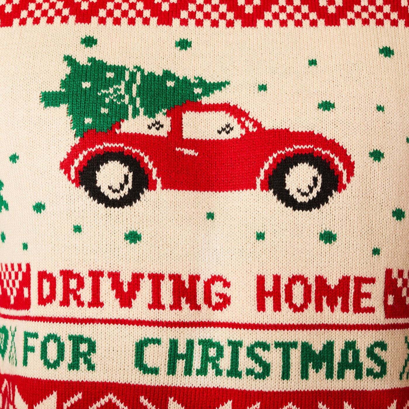 Women's Driving Home Christmas Sweater