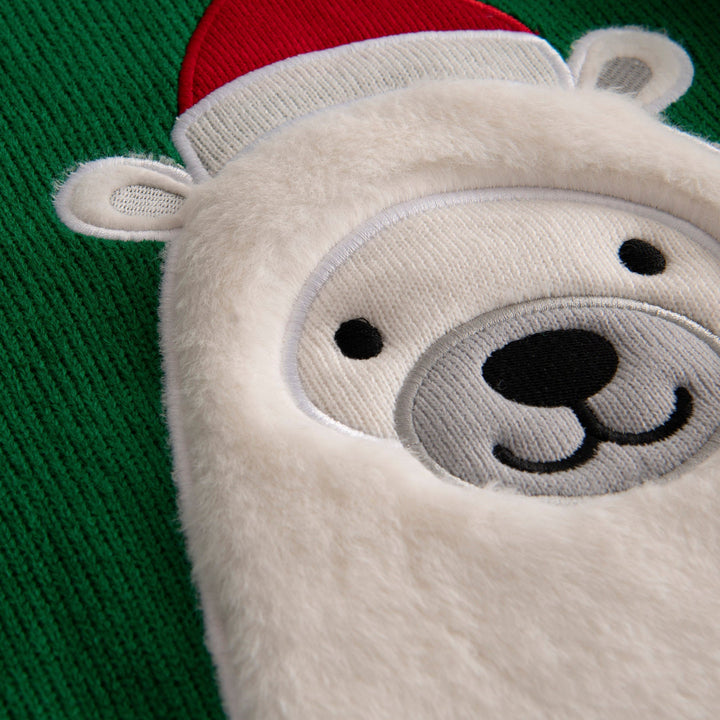 Kids' Polar Bear Christmas Sweater