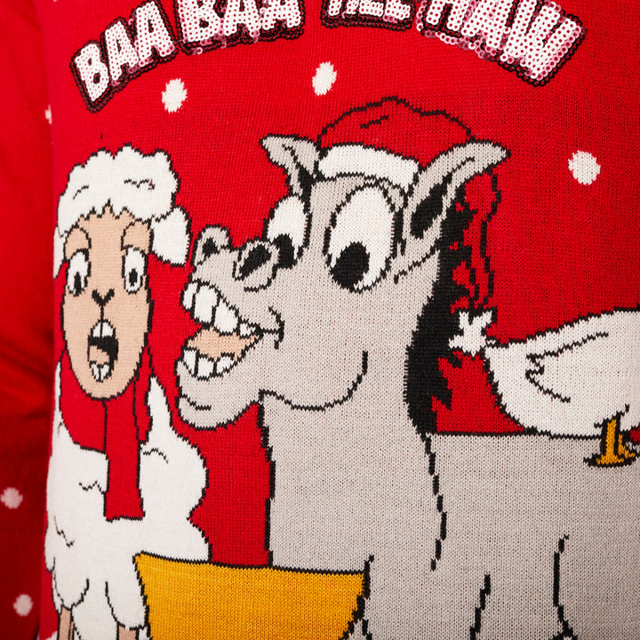 Women's Baa Baa Christmas Sweater