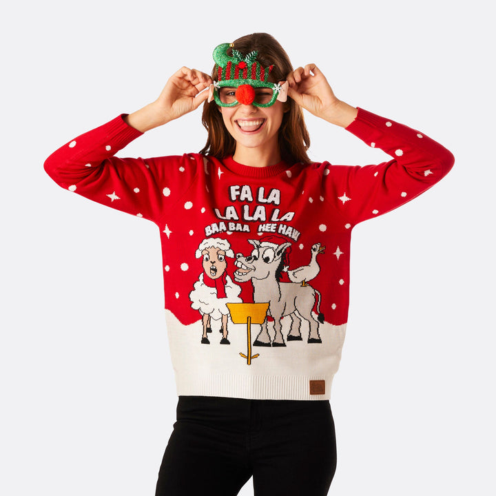 Women's Baa Baa Christmas Sweater