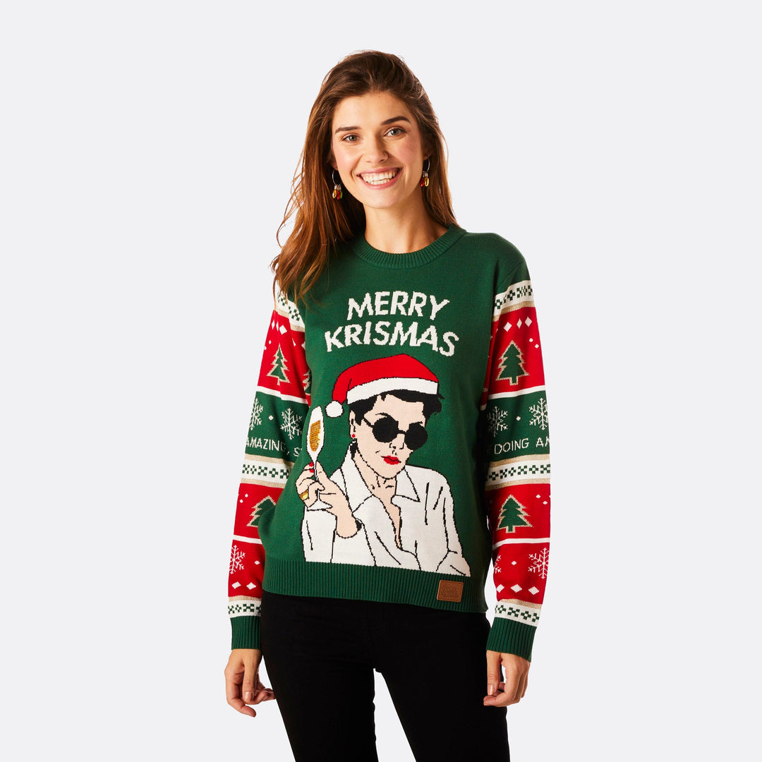 Women's Merry Krismas Christmas Sweater