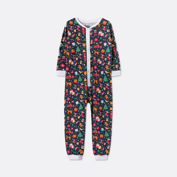 Kids' Blue Christmas Dream Overall Christmas Pyjamas