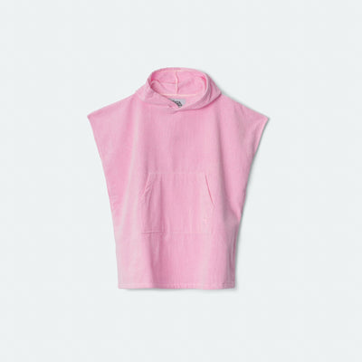 Kids' Bubblegum Pink Towel Poncho