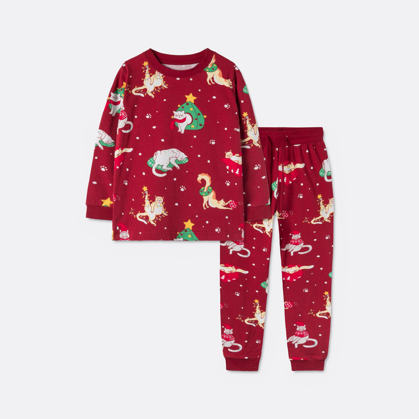 Kids' Cat Christmas Pyjamas