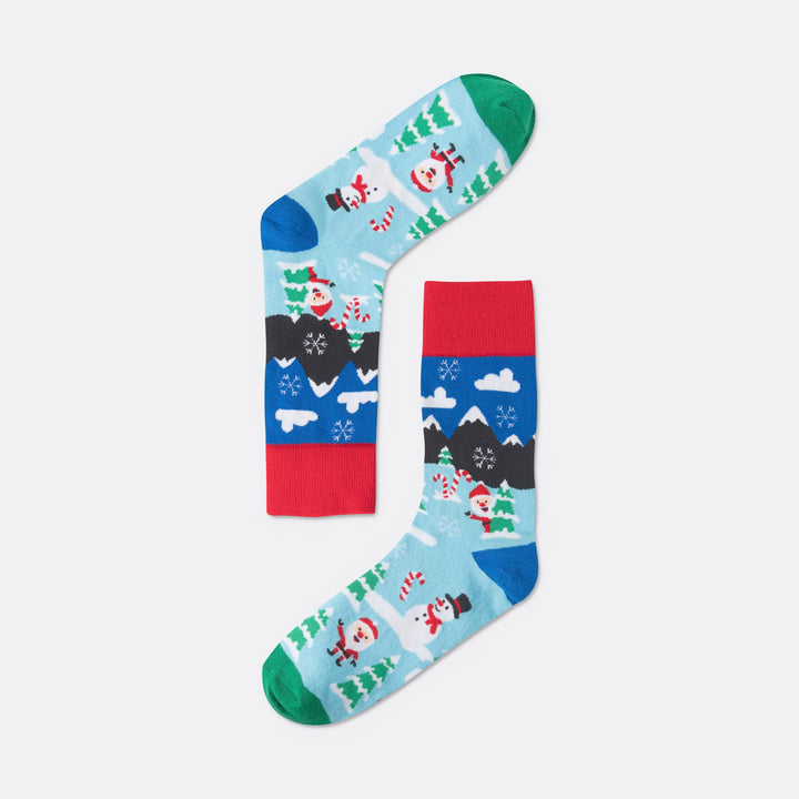 Kids' Christmas Socks Gift Box (3-pack)