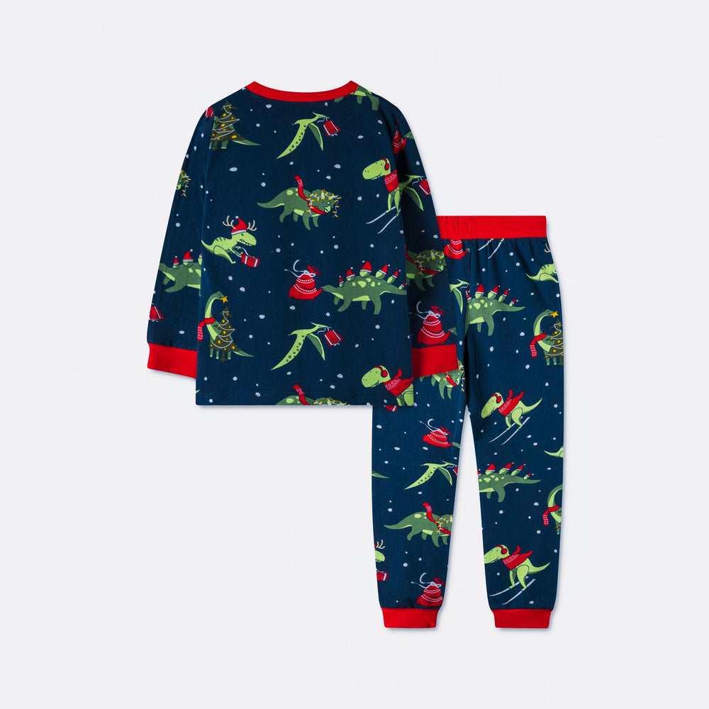 Kids' Dinosaur Christmas Pyjamas