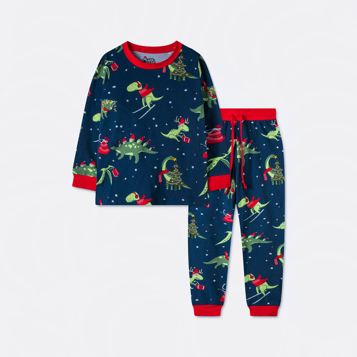 Kids' Dinosaur Christmas Pyjamas