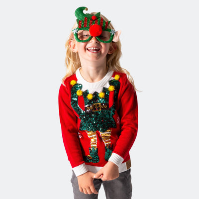 Kids' Elf Christmas Sweater