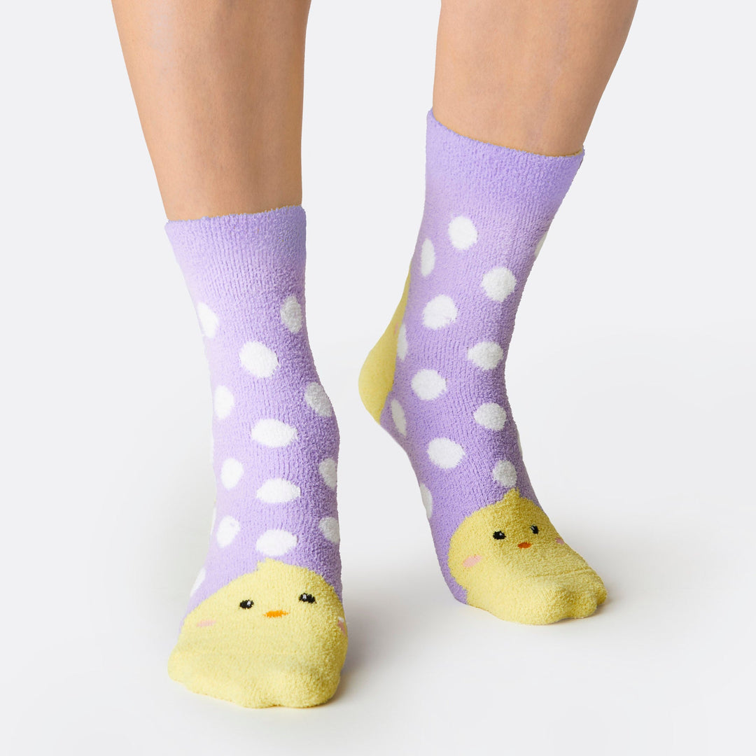 Kids' Fluffy Easter Socks (2-pack)