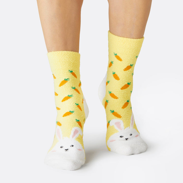 Kids' Fluffy Easter Socks (2-pack)