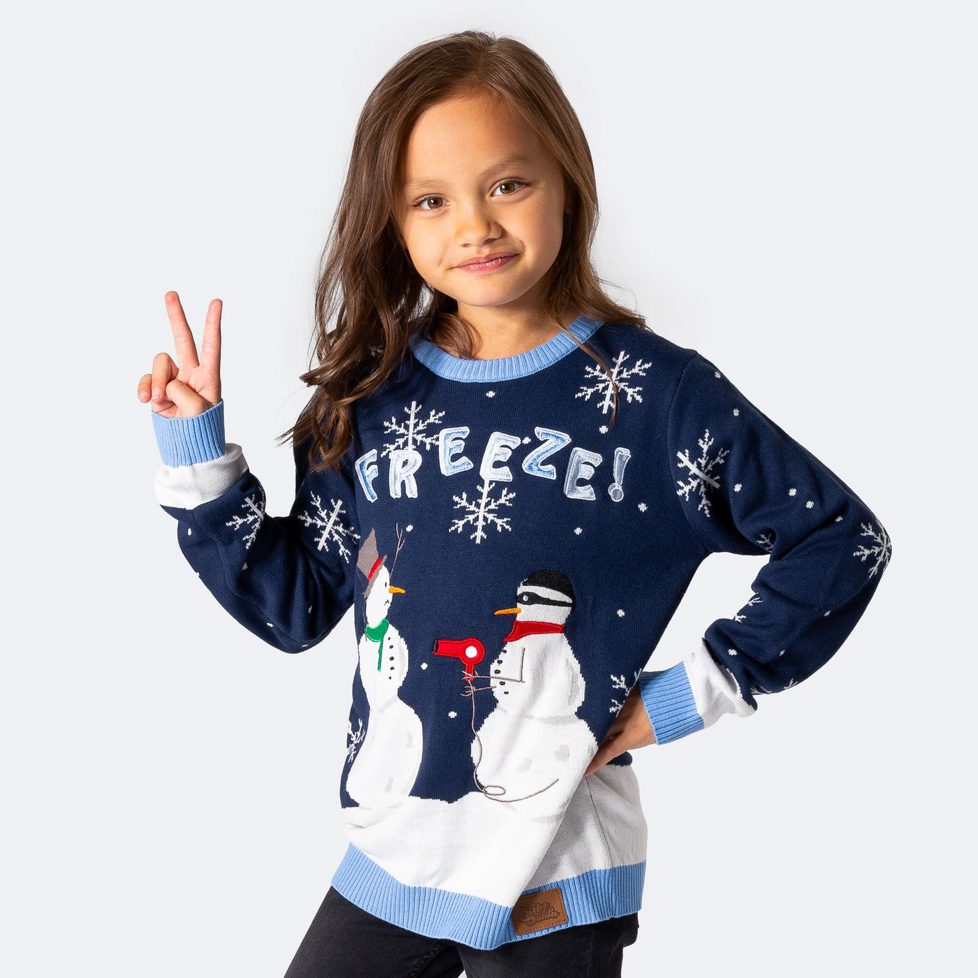 Kids' Freeze Christmas Sweater