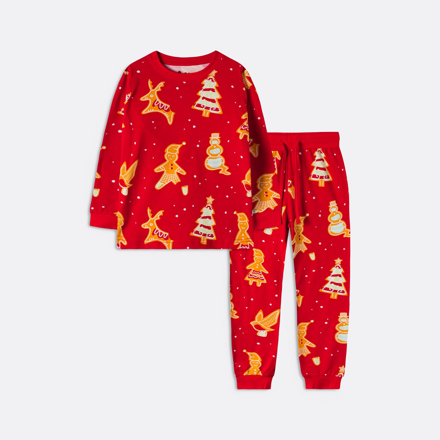 Kids' Gingerbread Christmas Pyjamas