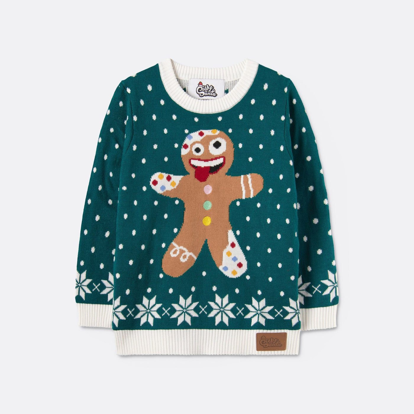 Kids' Gingerbread Christmas Sweater