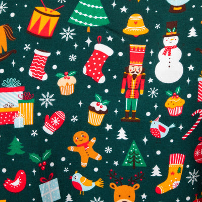 Kids' Green Christmas Dream Collared Christmas Pyjamas