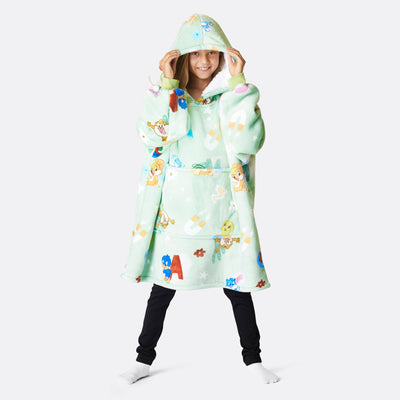 Kids' Green Looney Tunes HappyHoodie