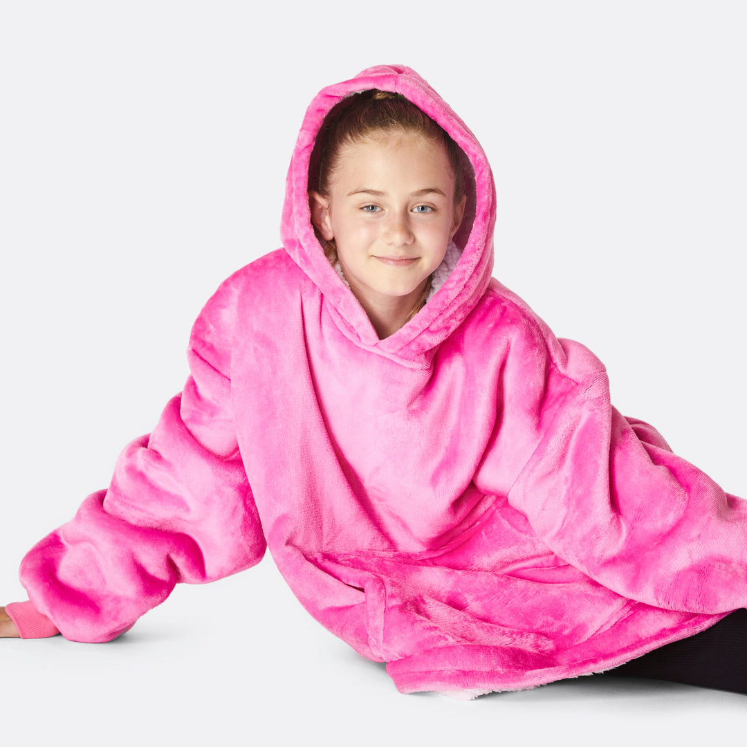 Kids' Hot Pink HappyHoodie