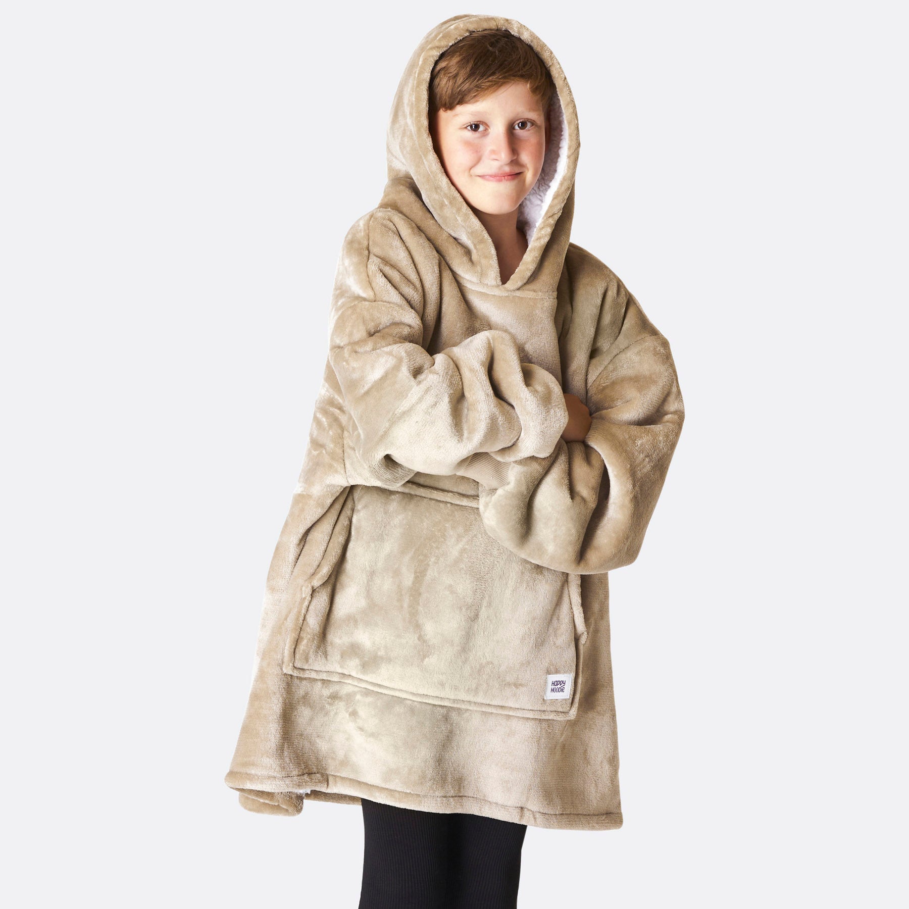 ★SUPERSUB★ Happy Boy Hoodie Khaki WEPGIOJWE Khaki HappyHoodie - Europe's largest selection | SillySanta