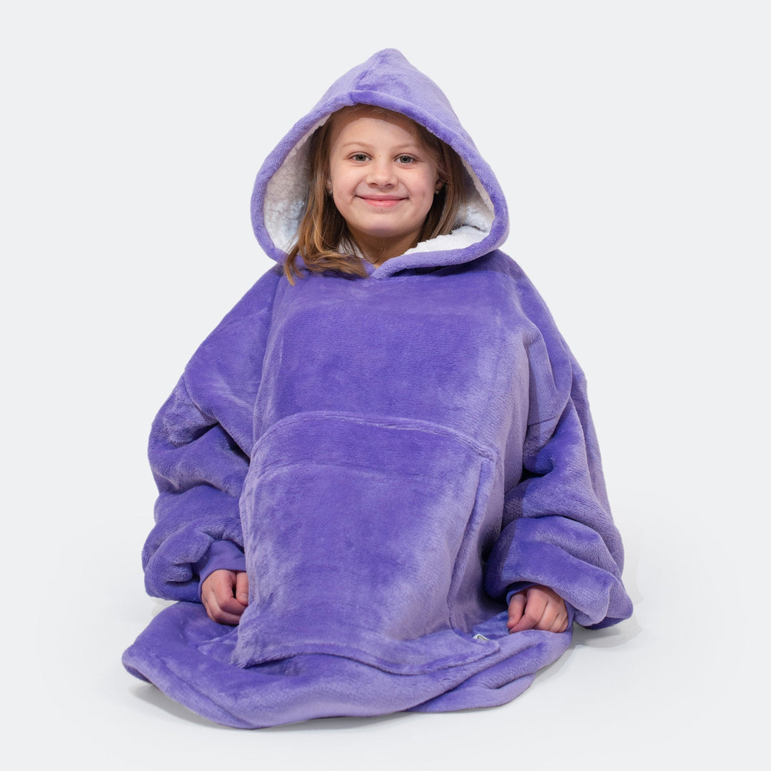 Kids' Purple HappyHoodie