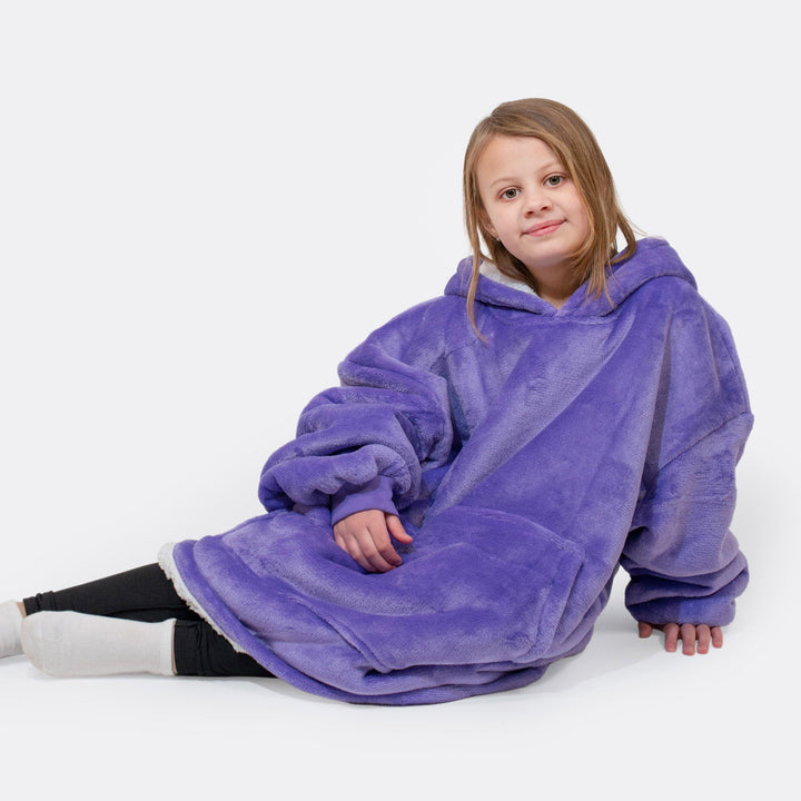 Kids' Purple HappyHoodie