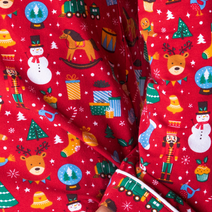 Kids' Red Christmas Dream Collared Christmas Pyjamas