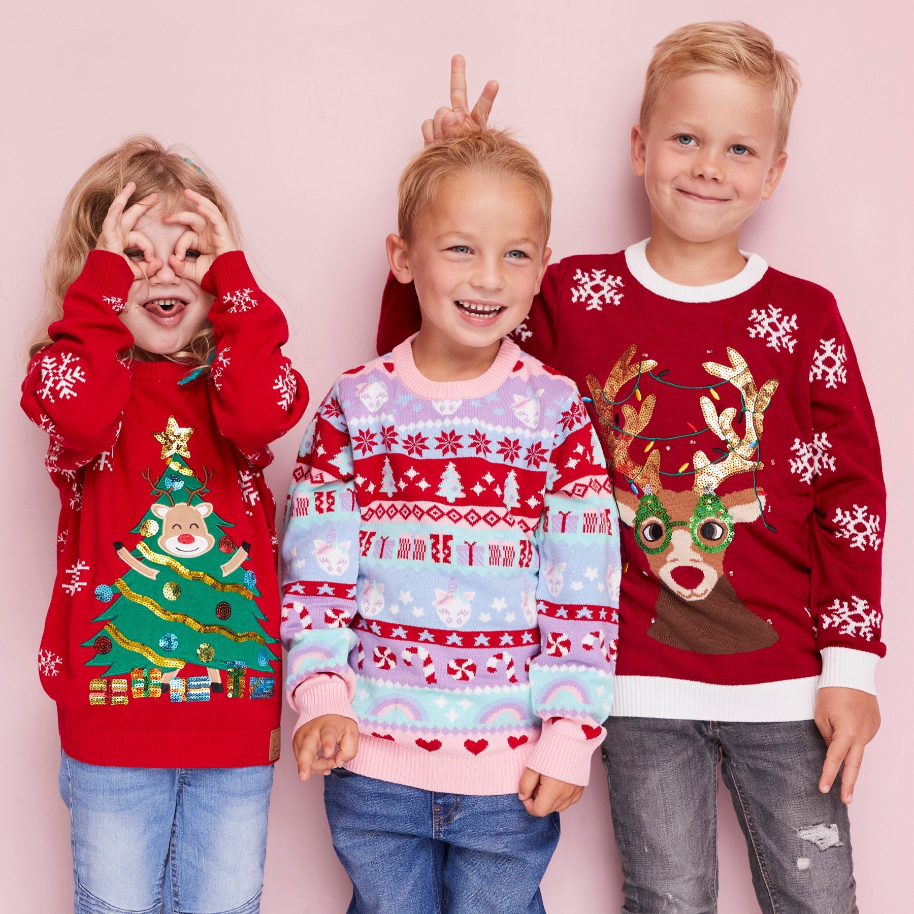 Kids Rudolf Christmas Sweater Europe s largest selection SillySanta