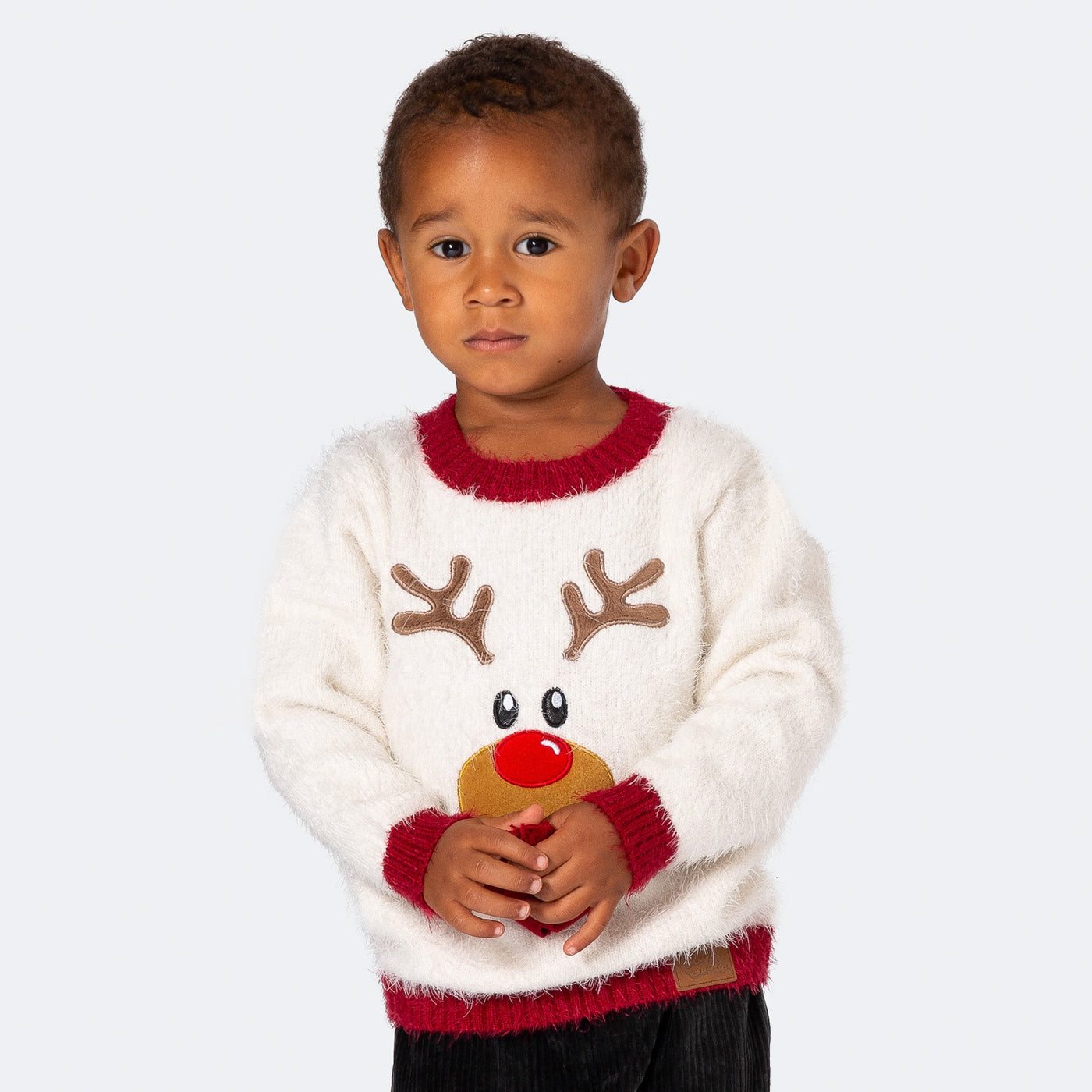 Kids' Rudolf in the Snow Christmas Sweater