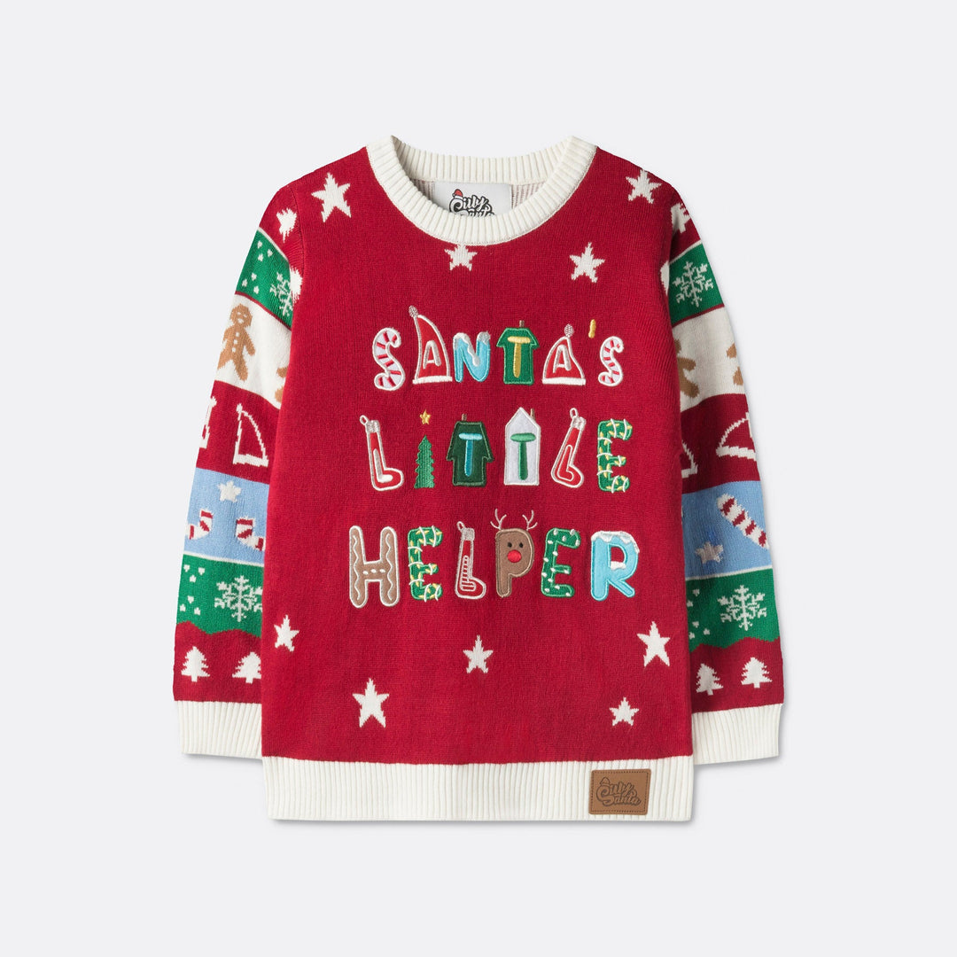 Kids' Santa's Little Helper Christmas Sweater