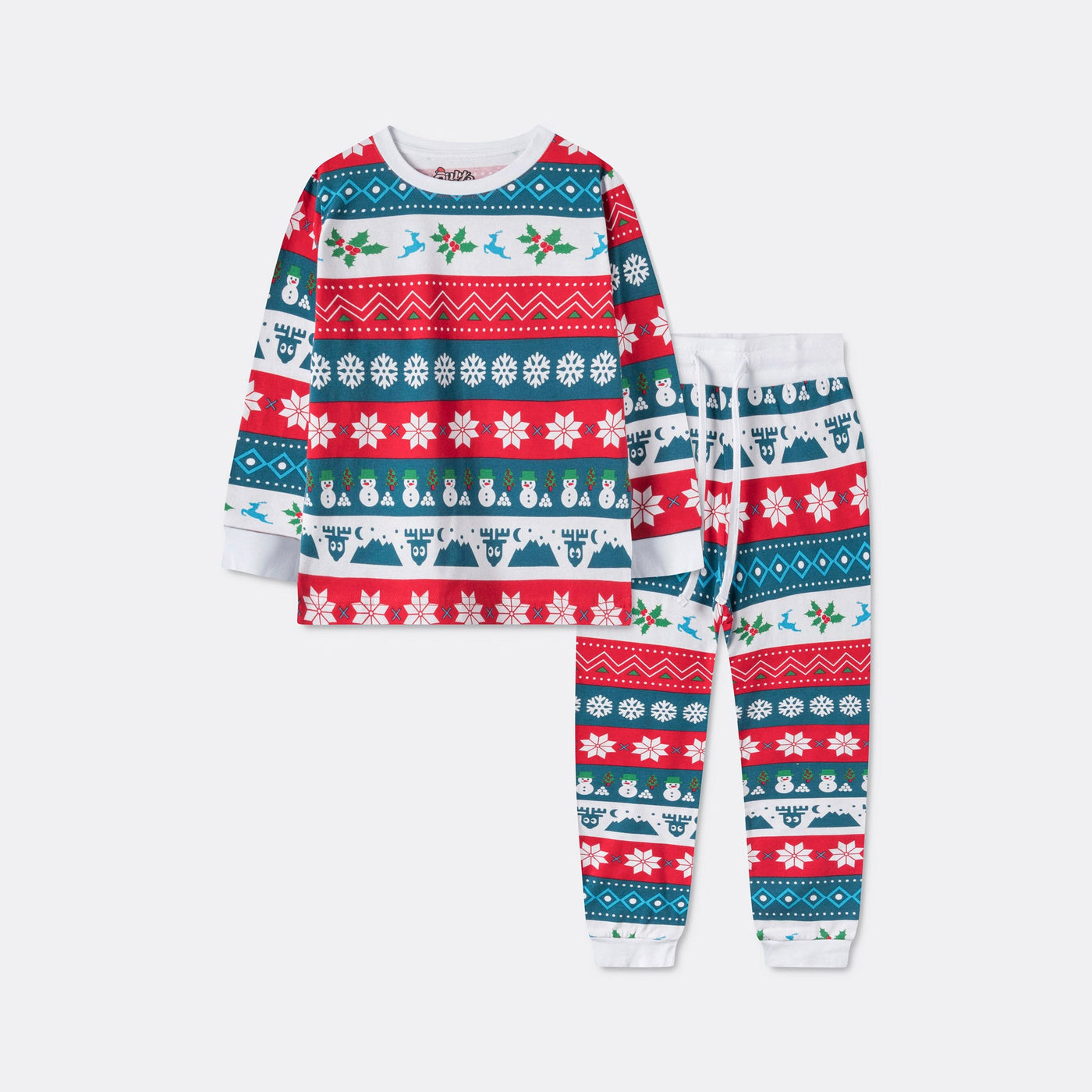 Kids' Striped Christmas Pyjamas