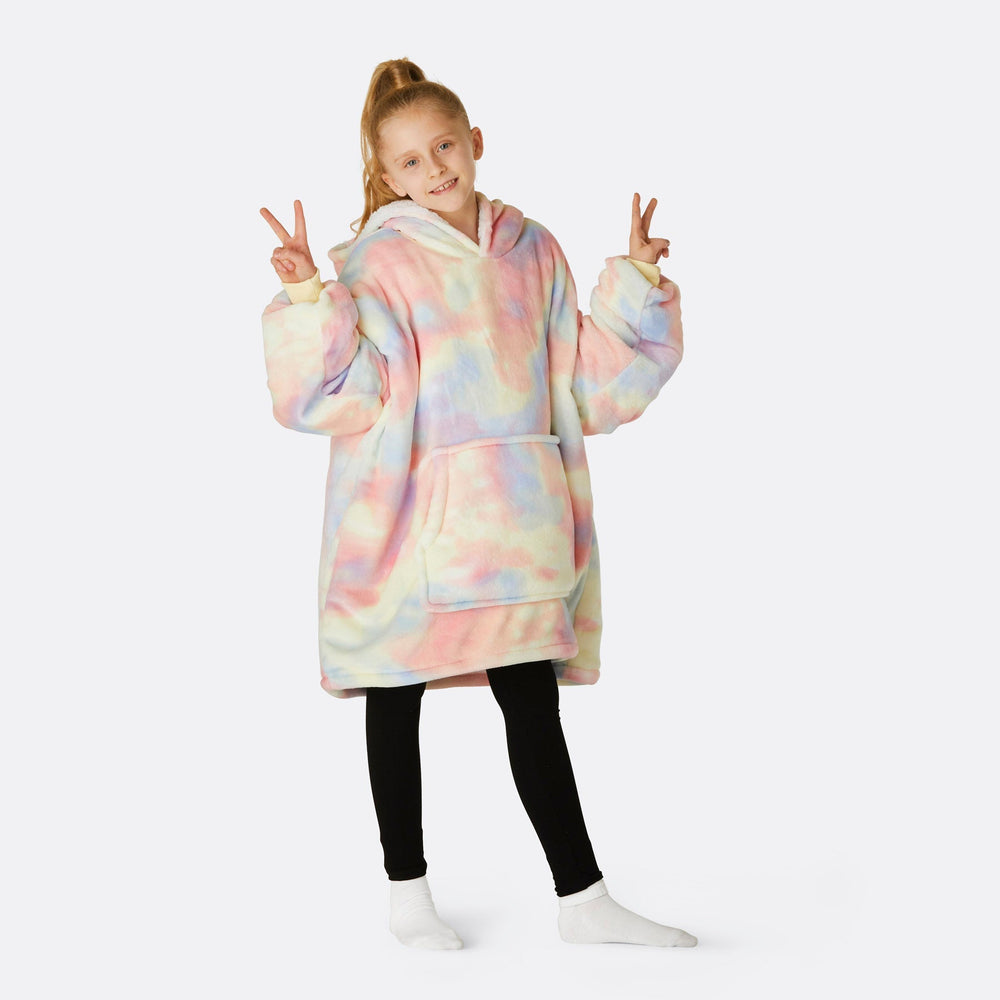 Kids' Tiedye Pastel HappyHoodie