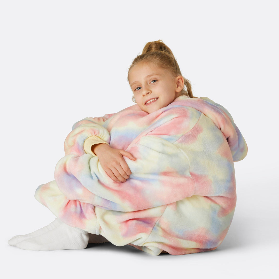 Kids' Tiedye Pastel HappyHoodie