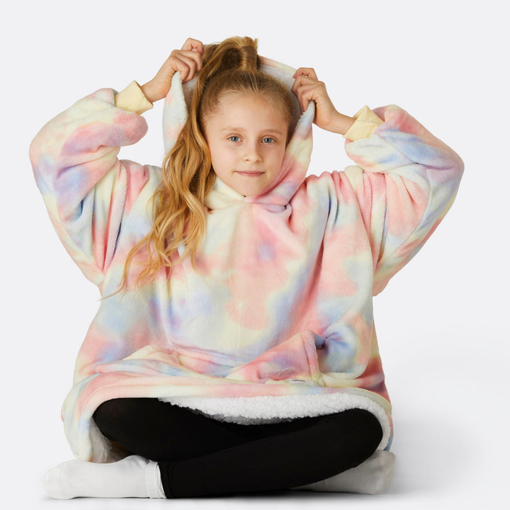 Kids' Tiedye Pastel HappyHoodie