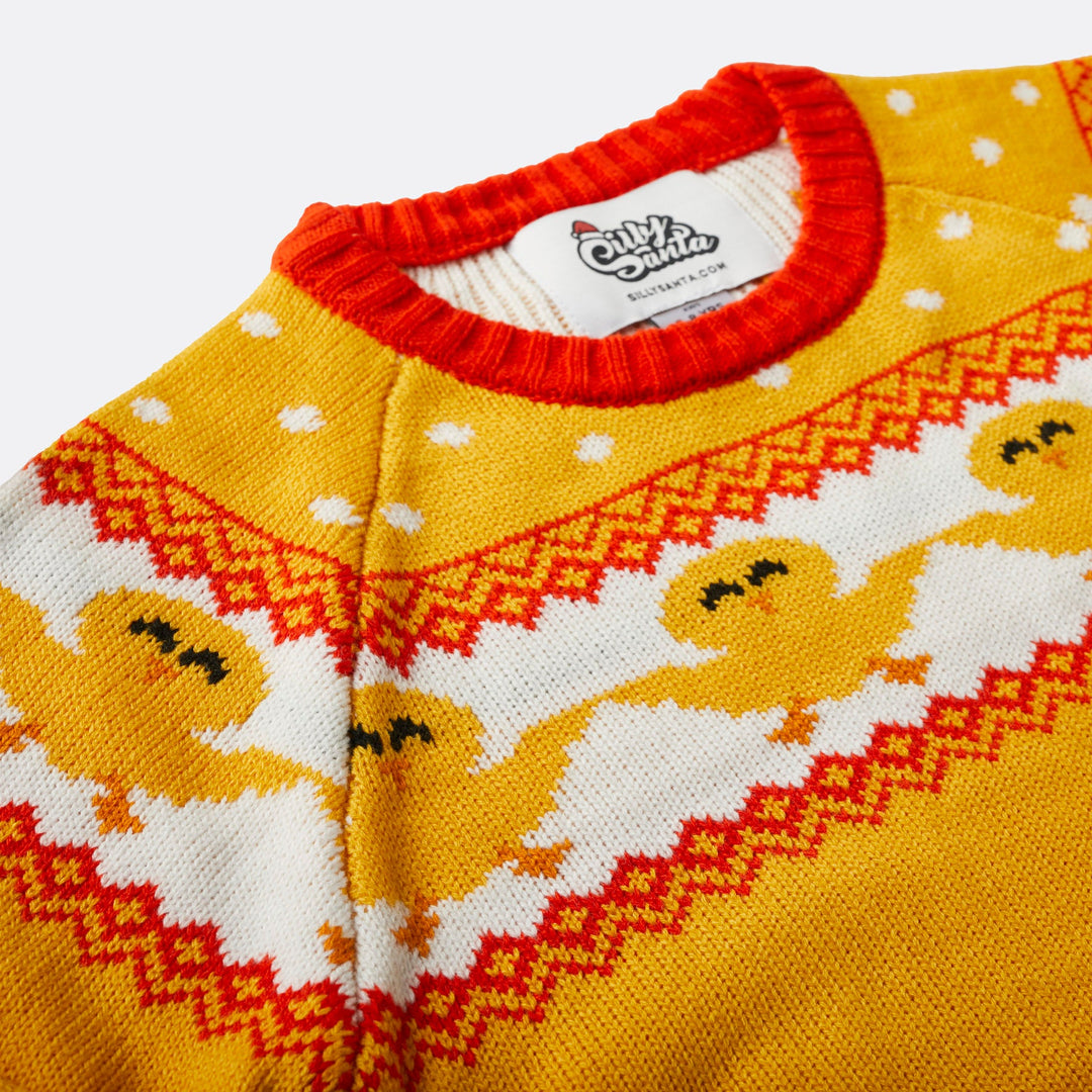 Kids Yellow Easter Sweater