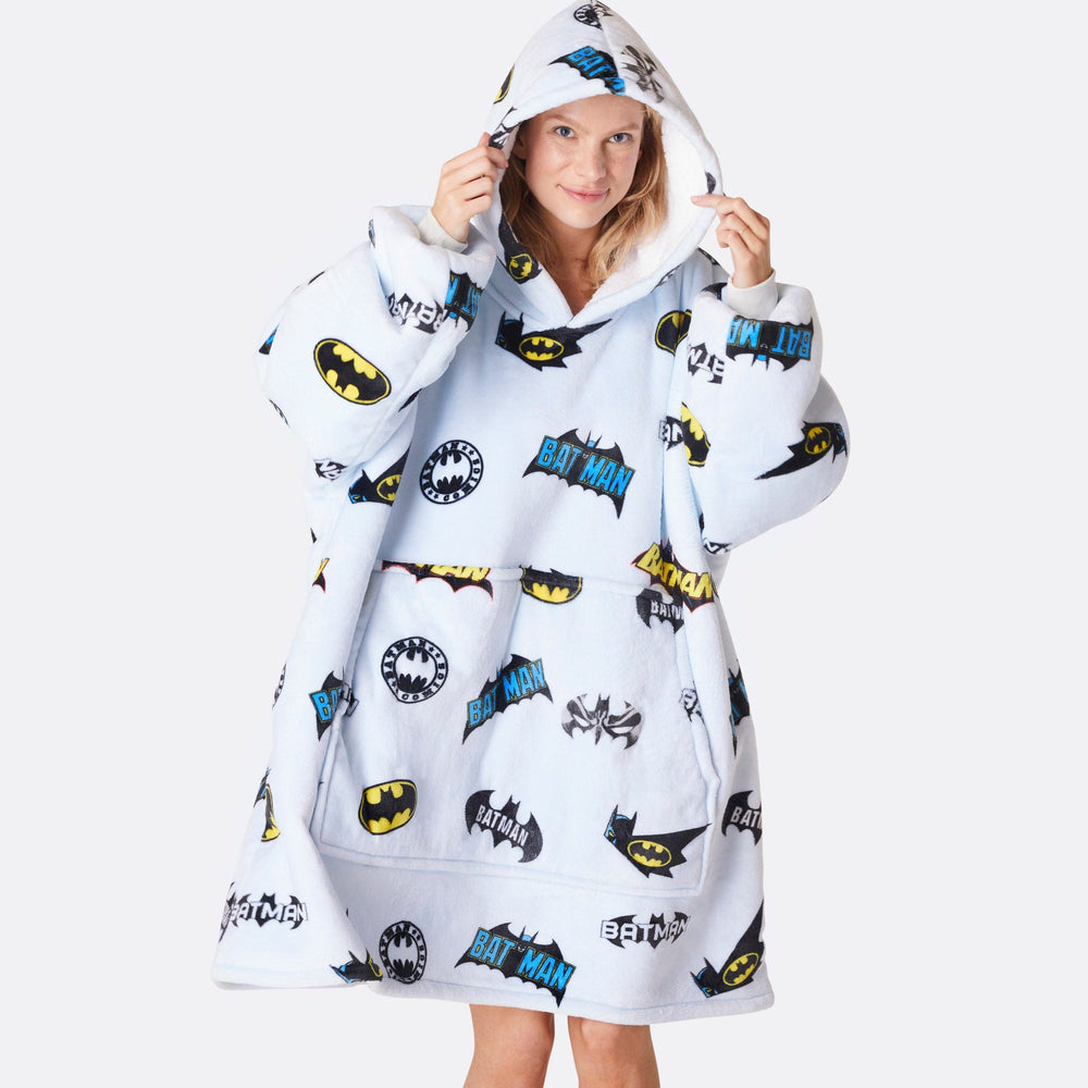 Light Blue Batman HappyHoodie