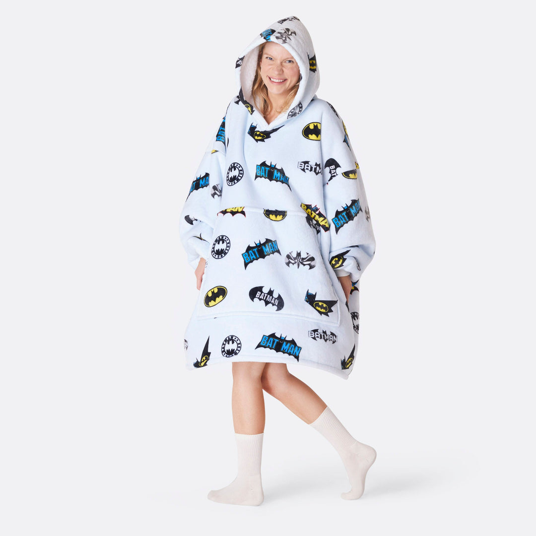 Light Blue Batman HappyHoodie