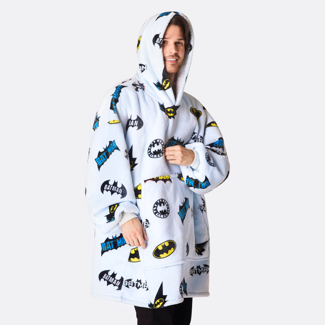 Light Blue Batman HappyHoodie