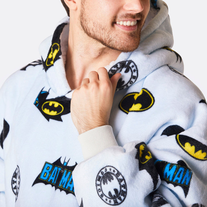 Light Blue Batman HappyHoodie