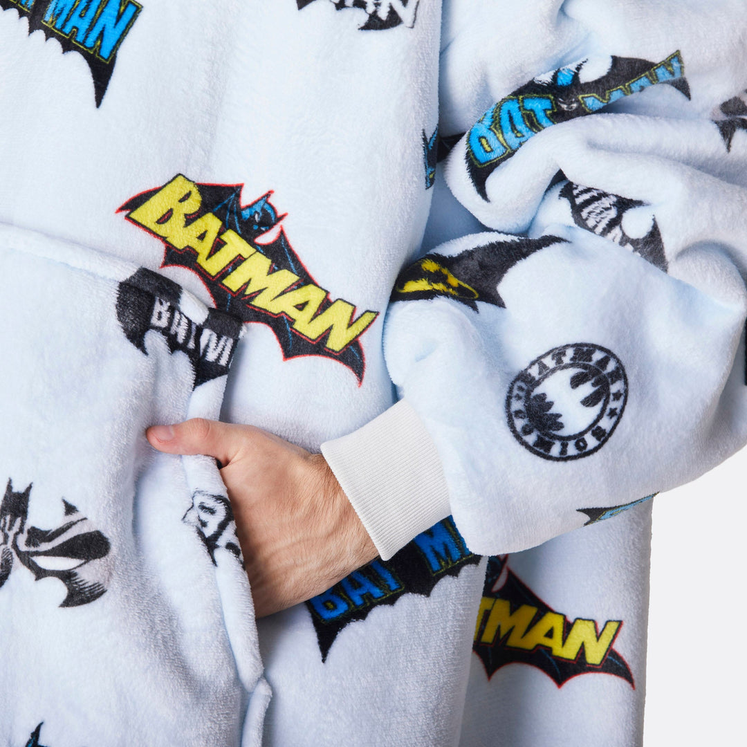 Light Blue Batman HappyHoodie