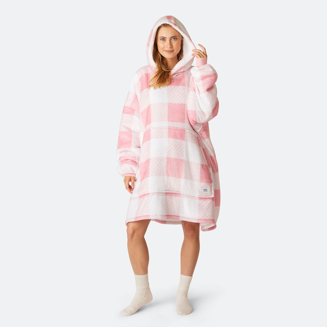 Pink Squares HappyHoodie