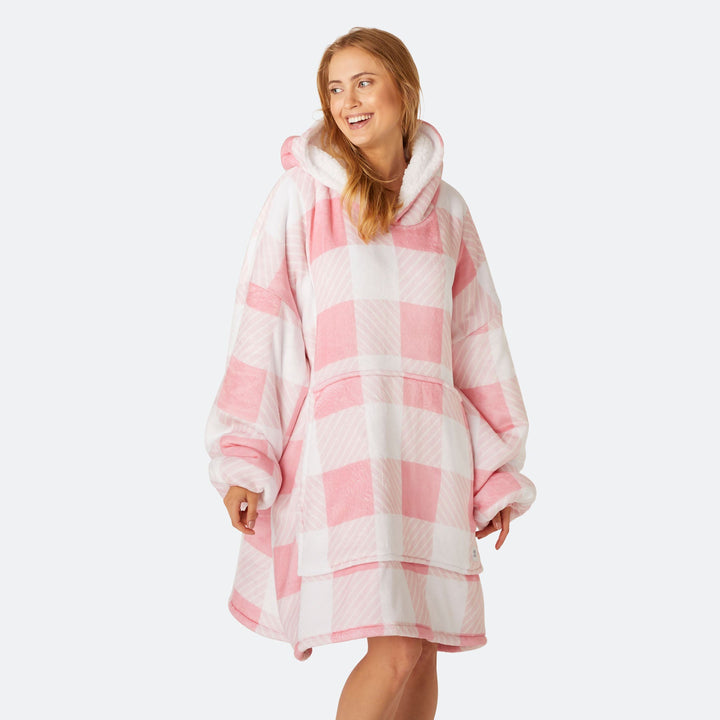 Pink Squares HappyHoodie