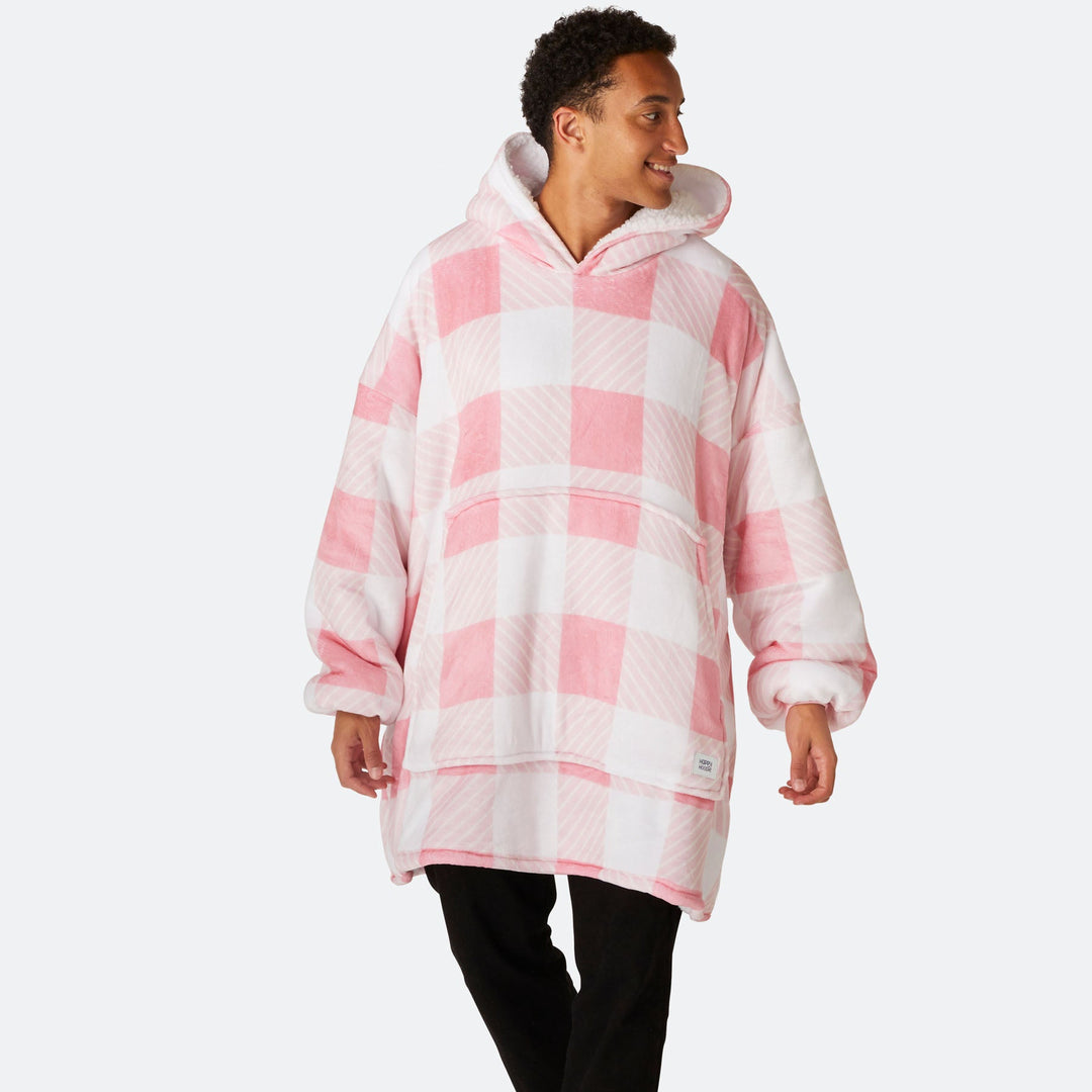 Pink Squares HappyHoodie