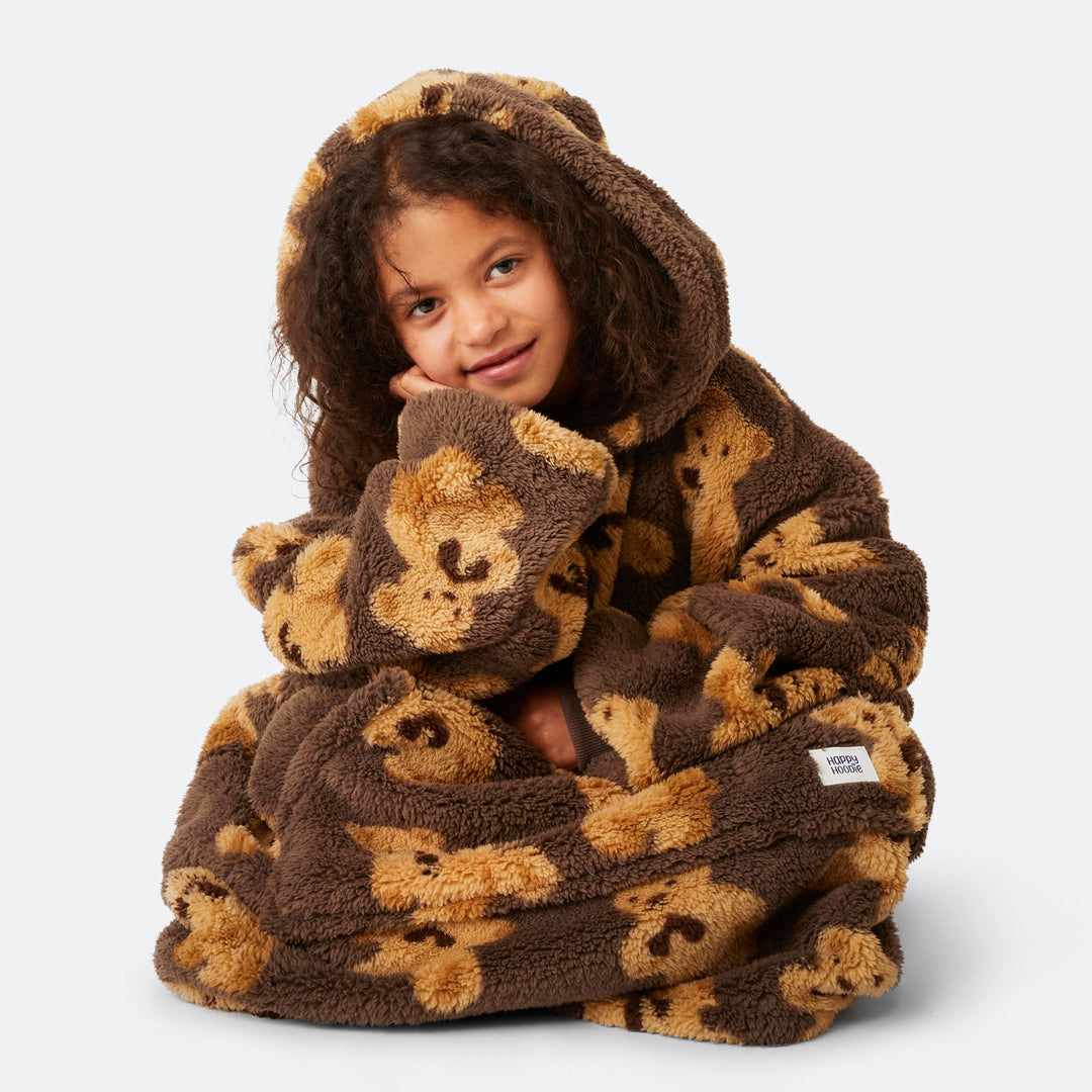 Kids' Dark Teddy HappyHoodie