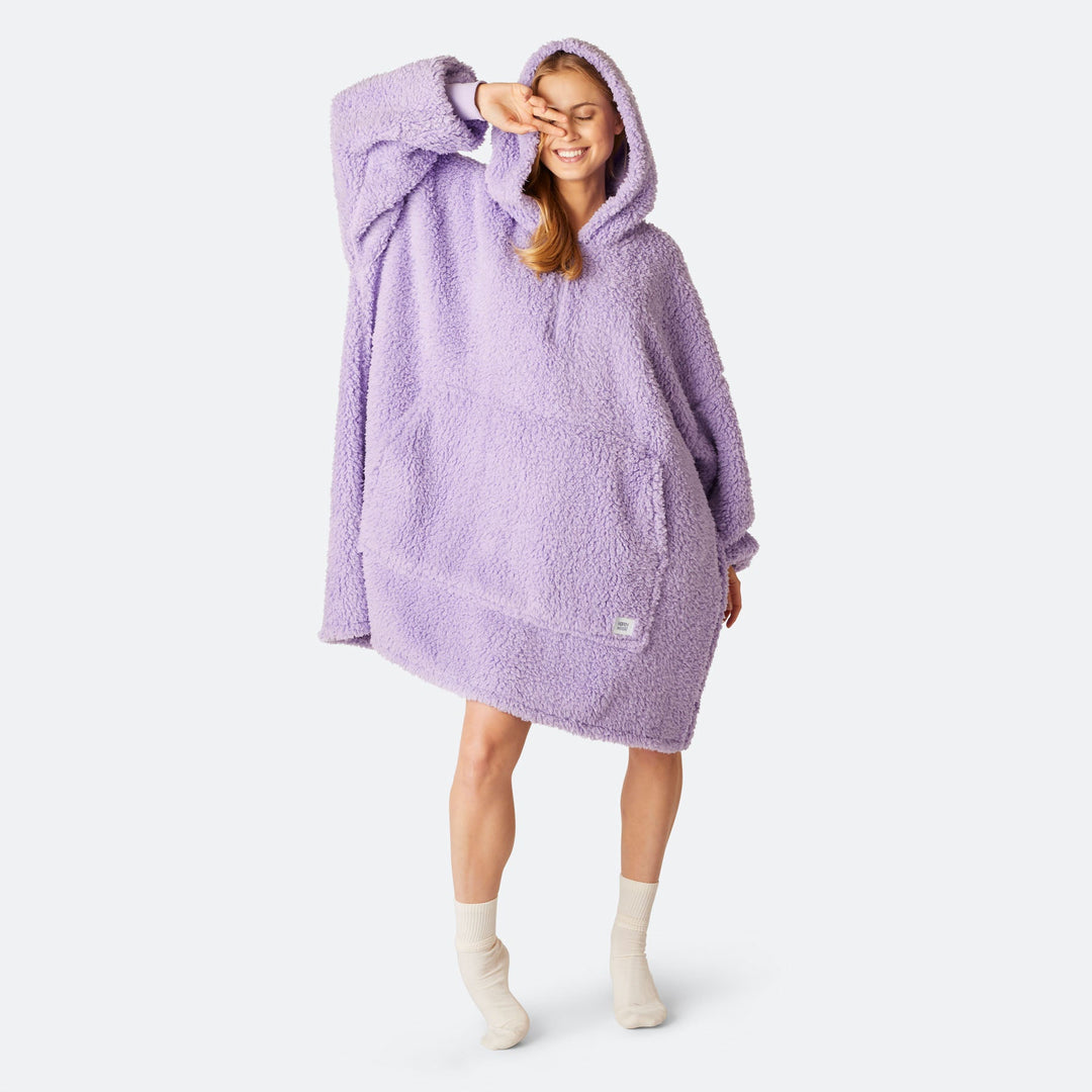 Purple Sherpa HappyHoodie