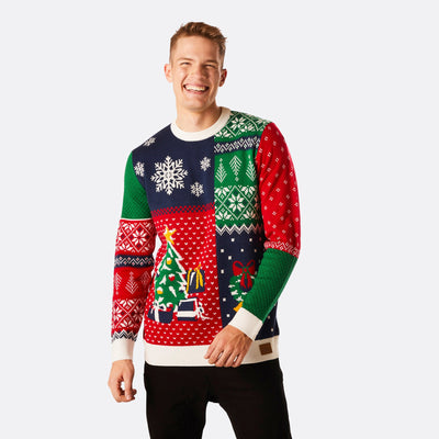 Men's Retro Christmas Sweater