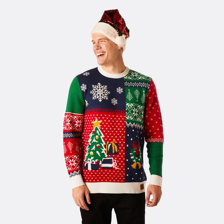 Men's Retro Christmas Sweater