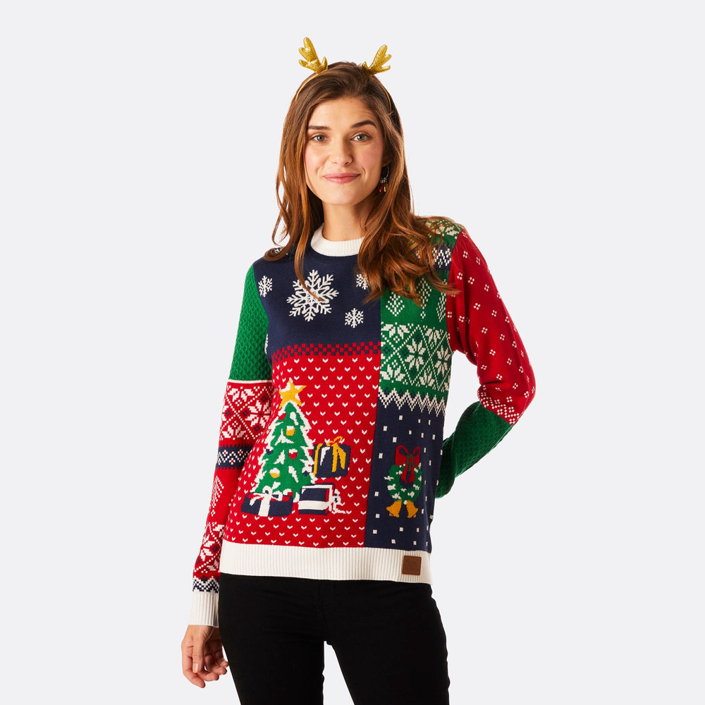 Women's Retro Christmas Sweater